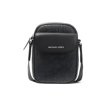 MICHAEL KORS Cow Leather Cell Phone Pouch Crossbody Bags Regular Men's