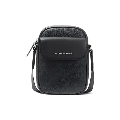 MICHAEL KORS Cow Leather Cell Phone Pouch Crossbody Bags Regular Men's