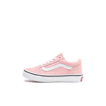 Vans Old Skool Lightweight And Breathable Low Top Kids' Skateboarding Shoes Light Pink Children Aged 3 7 Years Old