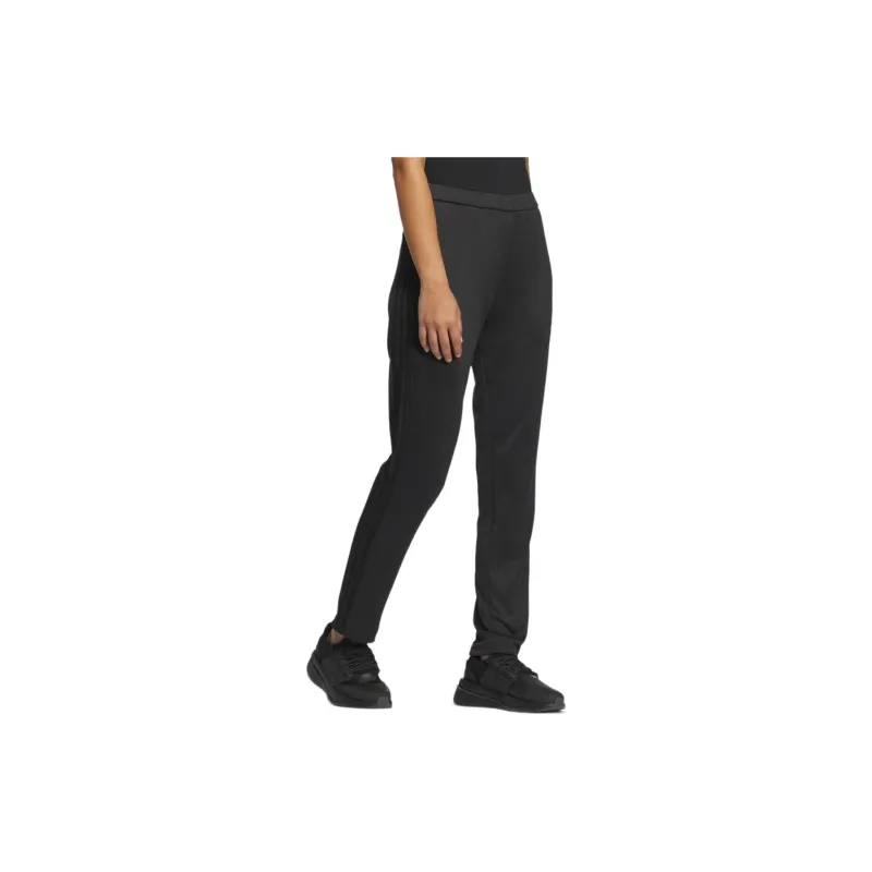 Adidas Three Stripes Warm Up Pants Casual Pants Women's Black-3