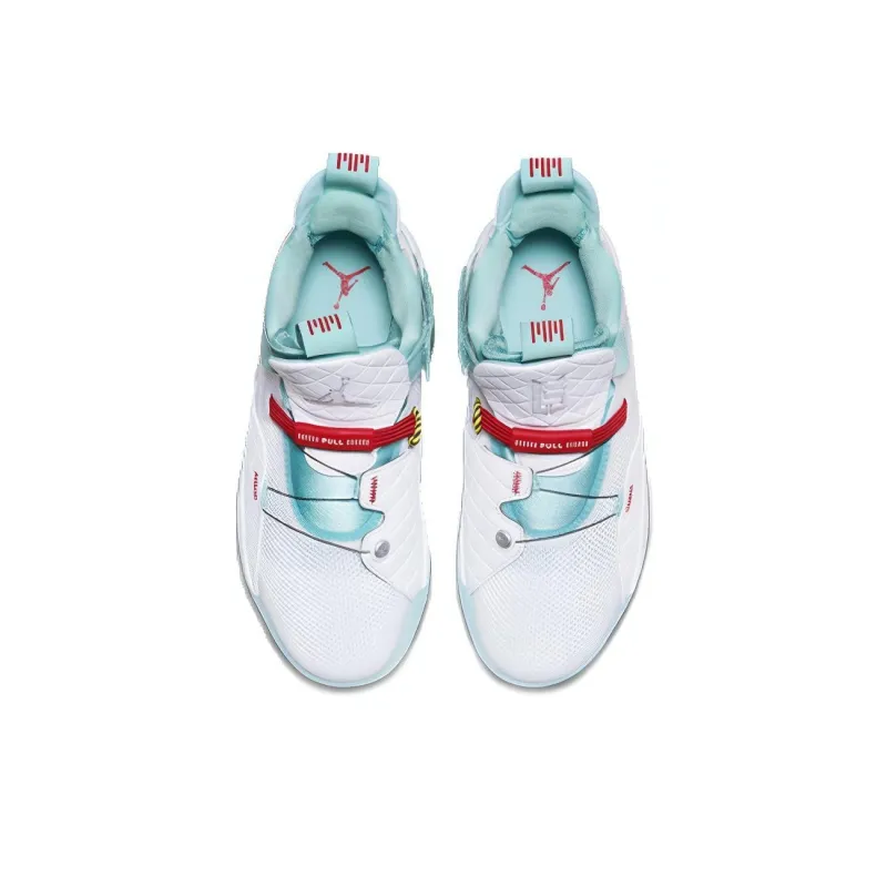 Jordan Air Jordan 33 Slip Resistant Cushioning Mid Top Children's Basketball Shoes Teenagers-3