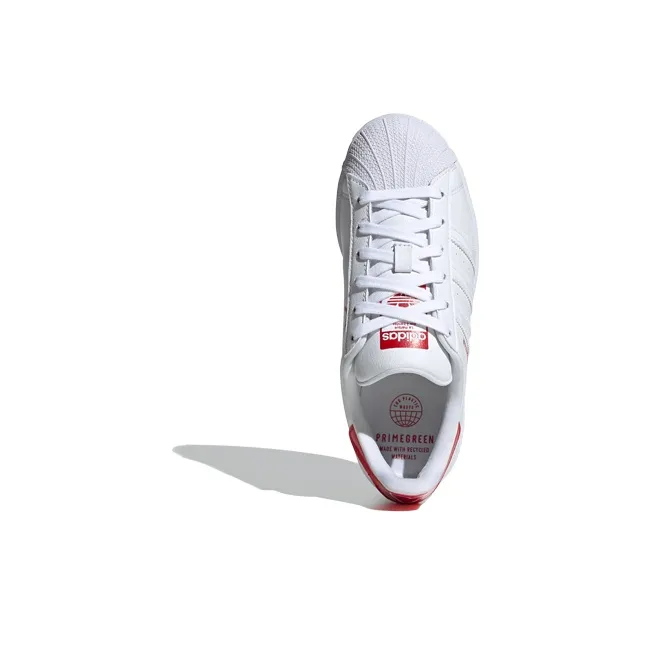 Adidas Superstar White Scarlet Youth-4