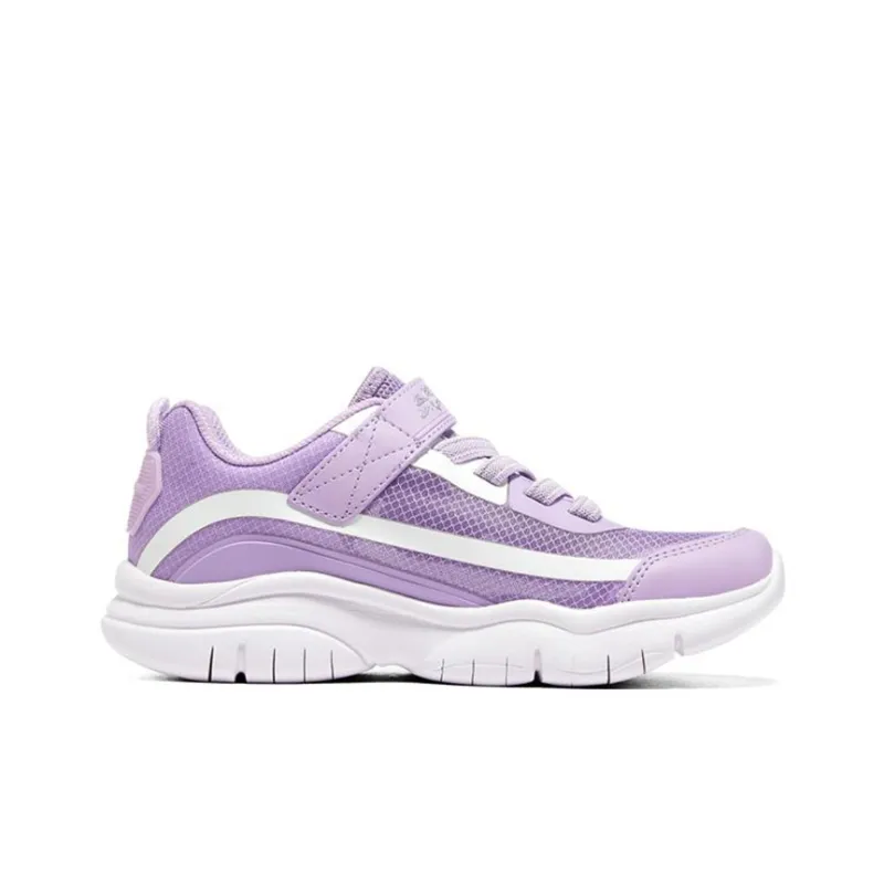 Skechers Flex Blast Slip Resistant Cushioning Wear Resistant Casual Shoes Purple Teenagers-1