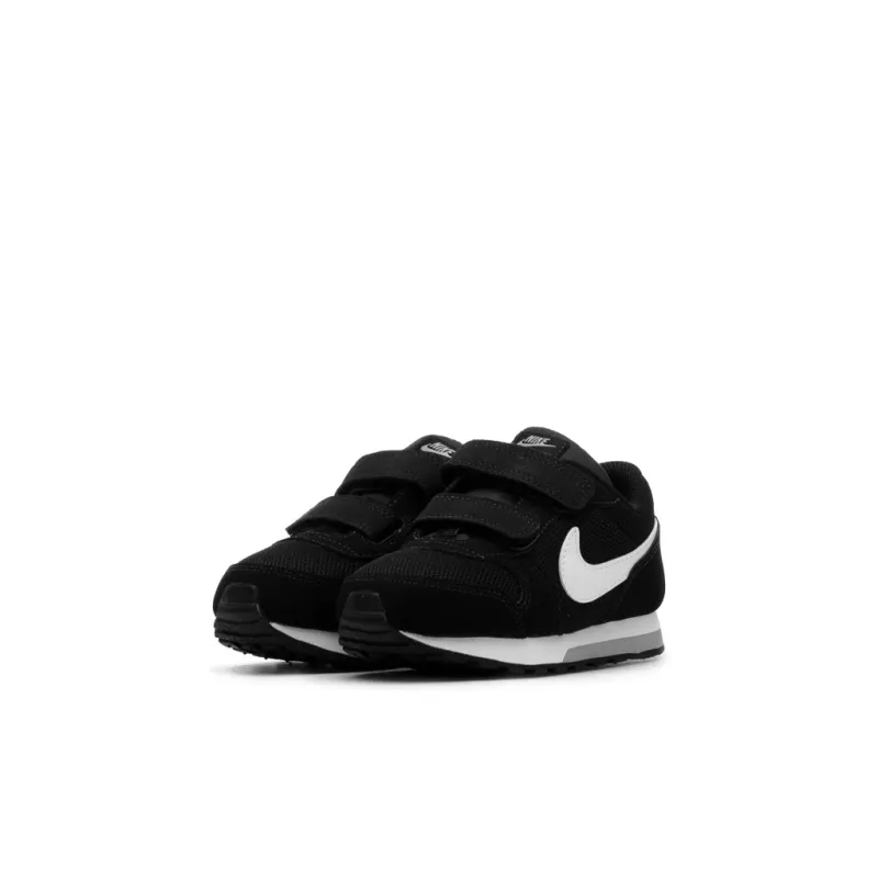 Nike MD Runner 2 Slip Resistant Cushioning Low Top Running Shoes Black White Infant And Toddler-3