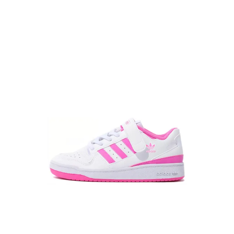 Adidas Forum Low J 'White Screaming Pink'-0