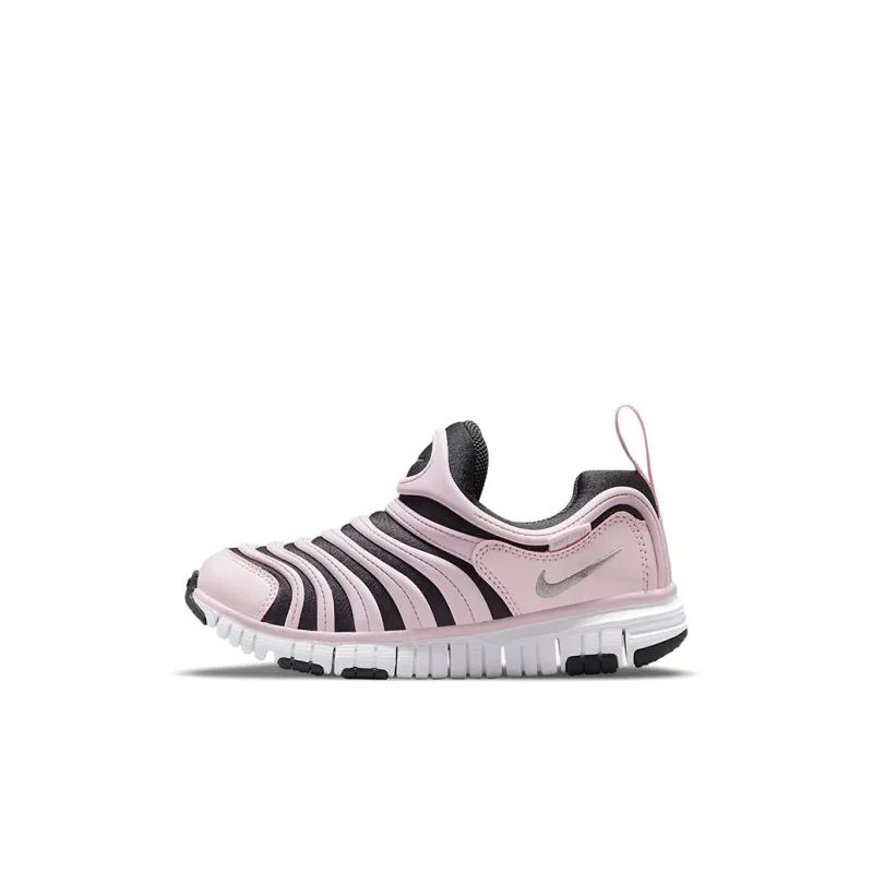 Nike Dynamo Free Low Top Sports Casual Shoes Black Pink Children Aged 3 7 Years Old-0
