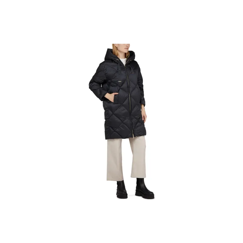 MaxMara Diamond-quilted Parka Coat-4