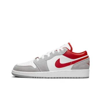 Jordan 1 Low SE Smoke Grey Gym Red GS