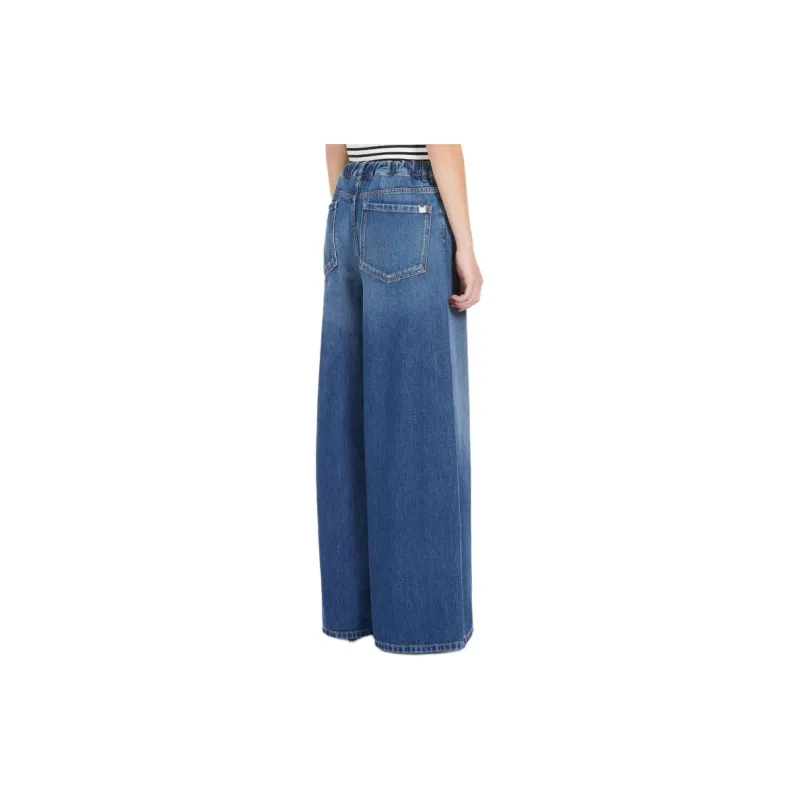 WEEKEND MaxMara Button Detailed Wide Leg Jeans-3