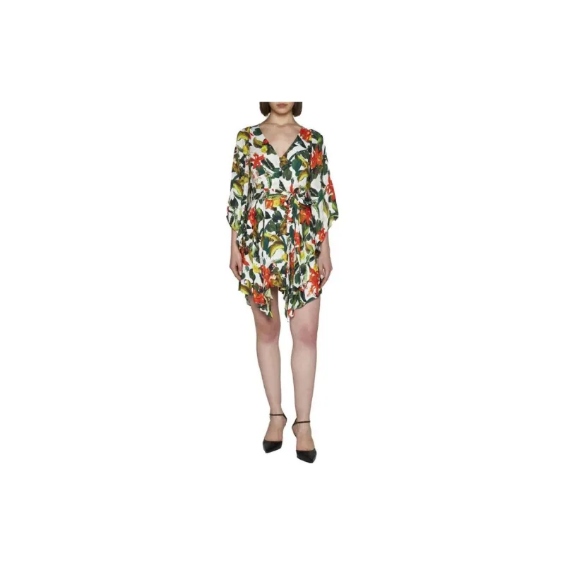 Alice + Olivia Marva Floral print Belted Minidress-1