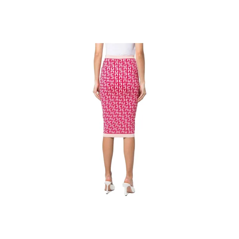 Elisabetta Franchi Casual Long Skirts Women's Pink-2