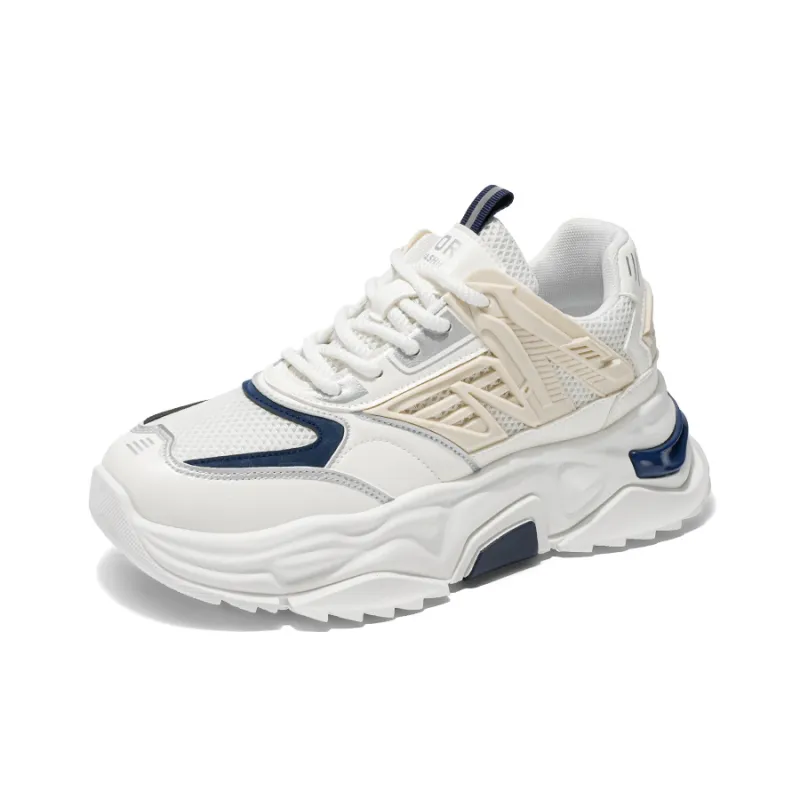 YIVELOVE Anti-Slip And Wear-Resistant Height Increasing Low-Top Chunky Sneakers Men's-2