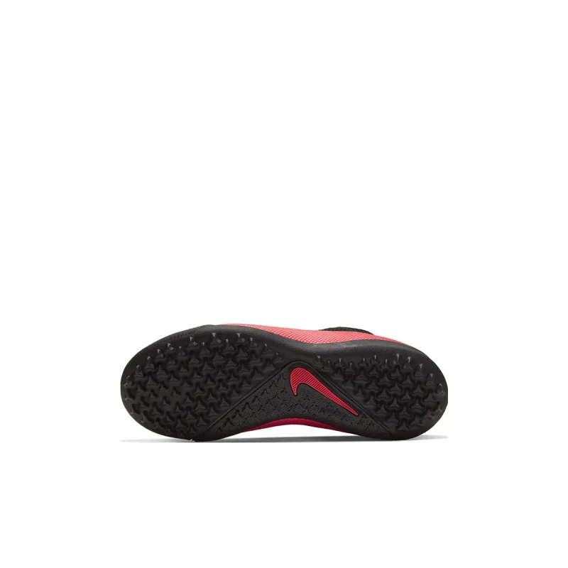 Nike Anti Slip Wear Resistant Mid Top Kids' Soccer Shoes Black Red Kids'-5