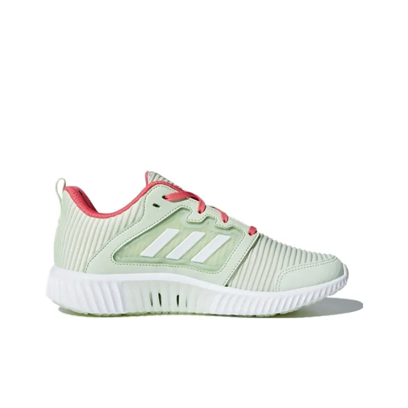 Adidas Climacool Vent Breathable Low Top Kids' Running Shoes Green Teenagers-1