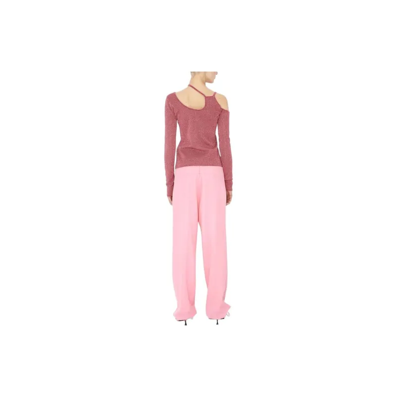 JW Anderson Cut Out Asymmetric Long Sleeved Top-1