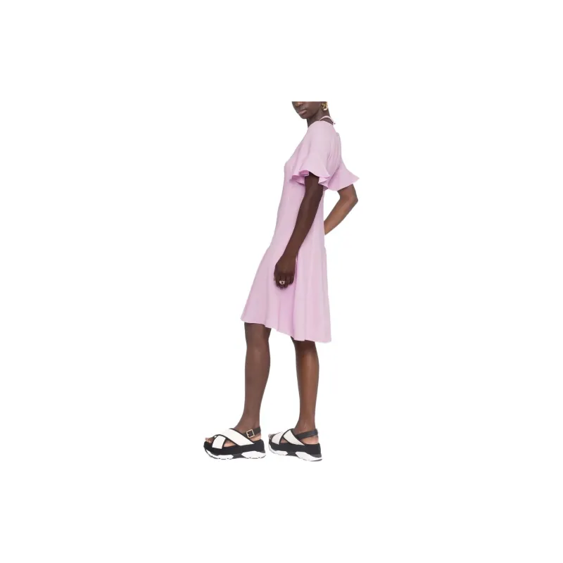 Stella McCartney Cut Out V-Neck Midi Dress-3