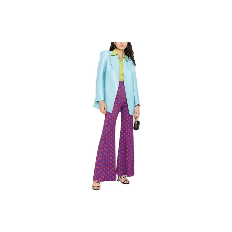 NATASHA ZINKO Casual Pants Women's Purple-1