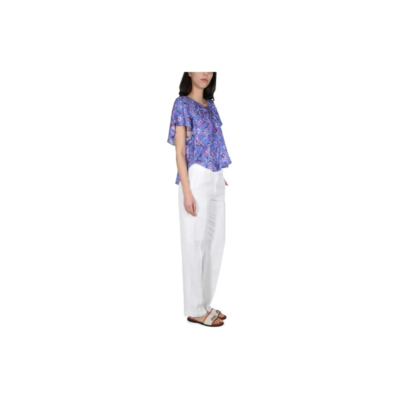 ISABEL MARANT Penelope Floral print Blouse-2