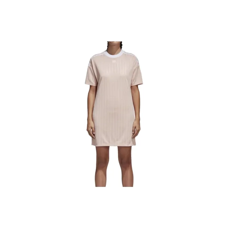Adidas Originals Short Sleeved Dresses Women's Pink-1