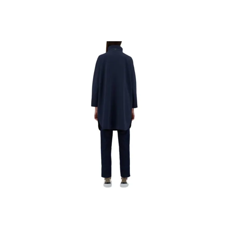 HERNO High Neck Long Sleeved Coat-5