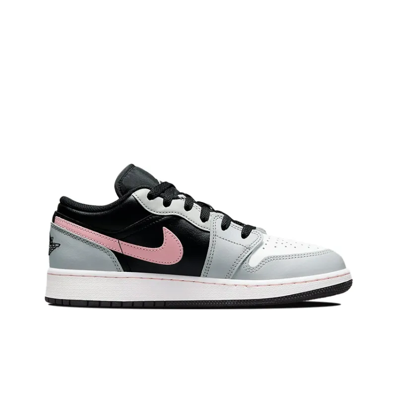 Jordan 1 Low 'Black Grey Pink' GS-1