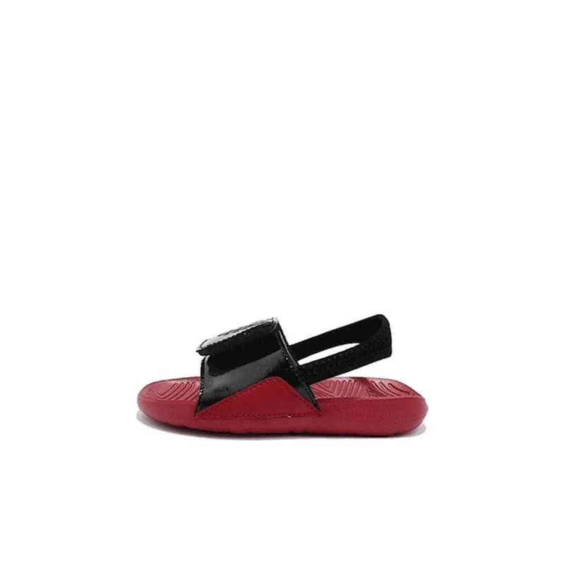 Jordan Hydro 7 Low Top Toddler Shoes Black Red Baby-0