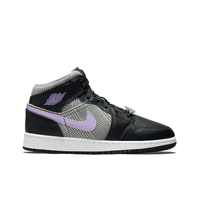 Jordan 1 Mid SE Houndstooth GS-2