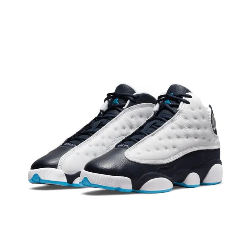 Jordan 13 Retro White Obsidian Powder Blue GS-2