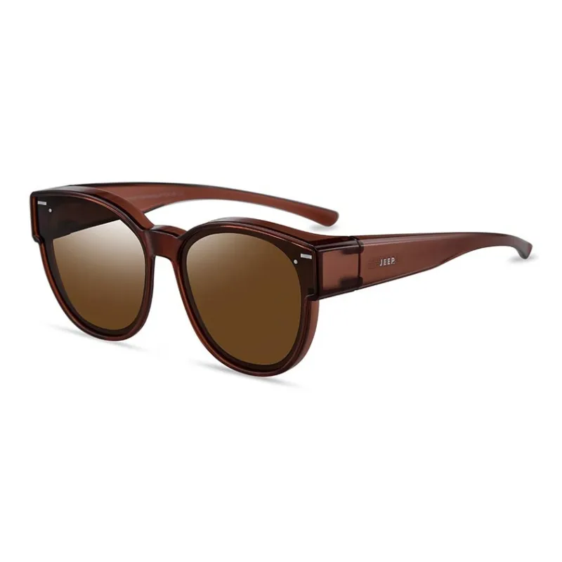 Jeep TR/Memory Plastic Round Sunglasses JSR2054 Unisex-3