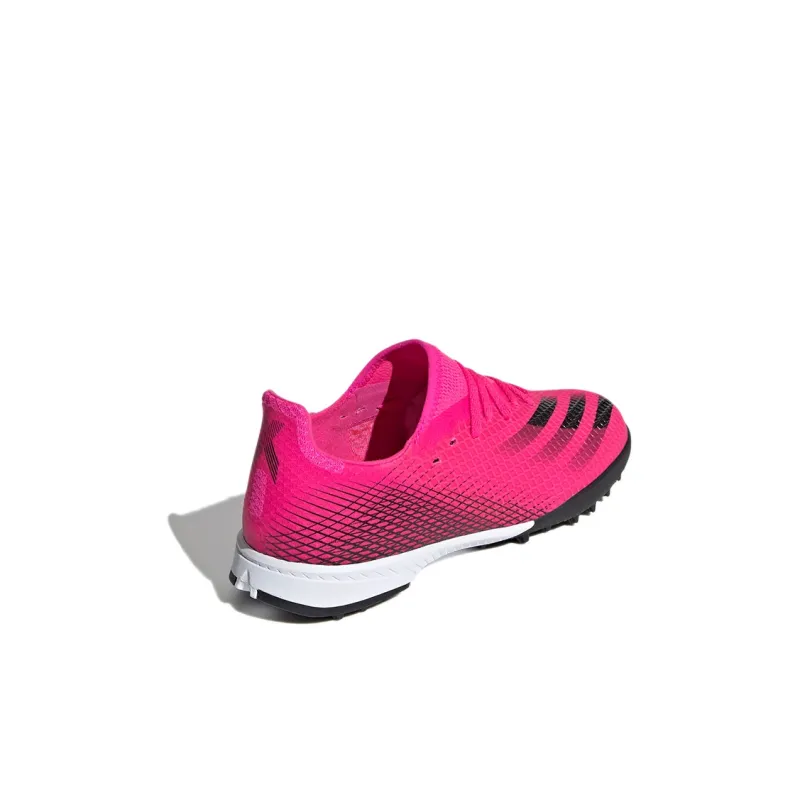 Adidas X GHOSTED 3 Turf K Abrasion Resistant Low Top Kids' Soccer Shoes Rose Red Kids'-3