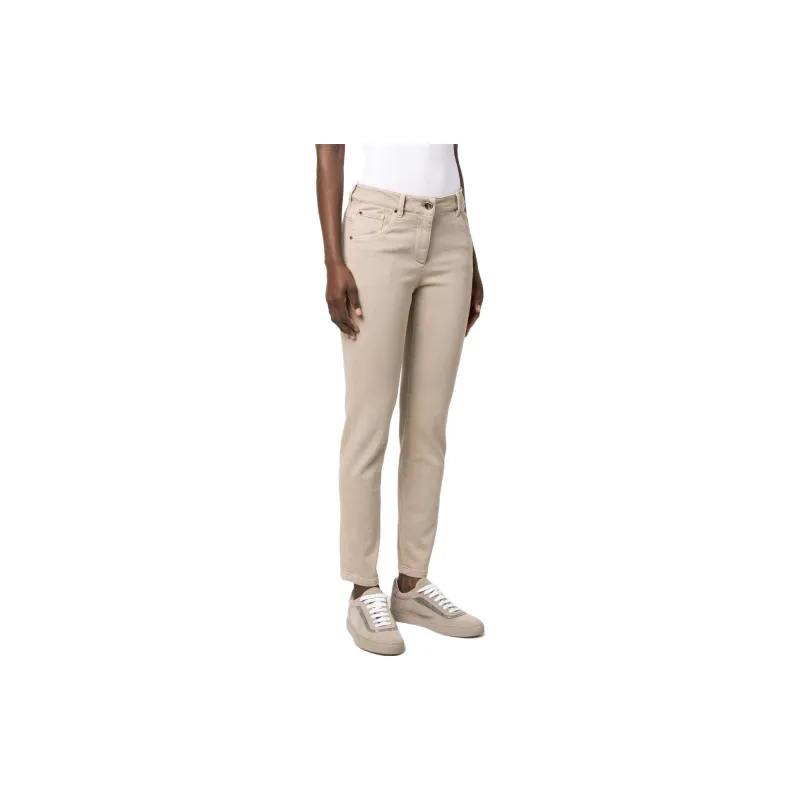 Brunello Cucinelli Mid Rise Stretched Jeans-4