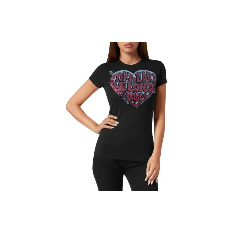 PHILIPP PLEIN Sexy Pure Cotton T shirt-3