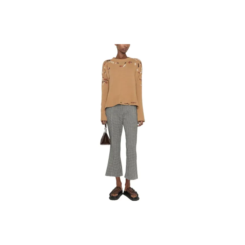 MARNI Embroidered Round Neck Jumper-2