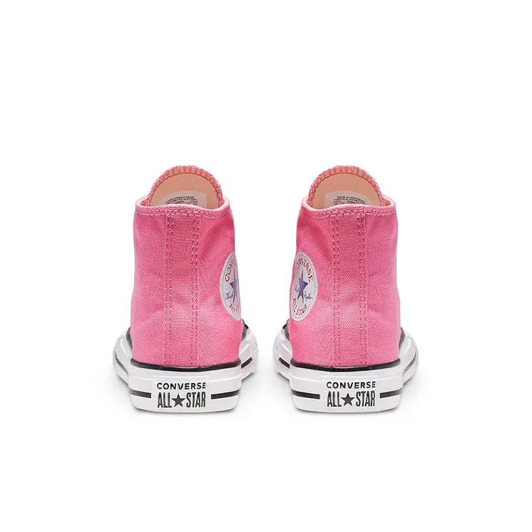 Converse Chuck Taylor All Star High Top Kids Canvas Shoes Pink Children Aged 3 7 Years Old-3