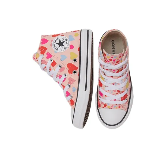 Converse Chuck Taylor All Star High GS 'Hearts'-3