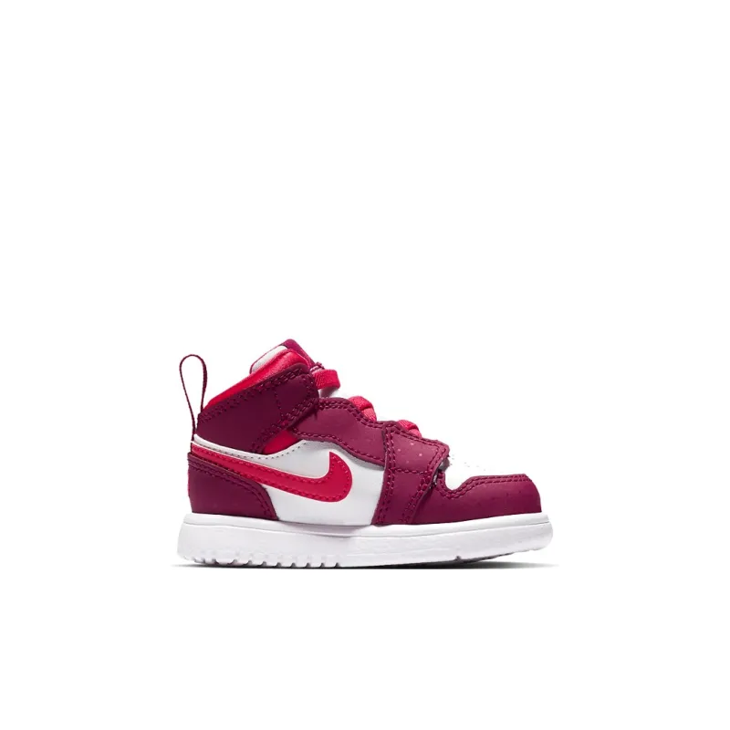 Jordan Air Jordan 1 Mid Alt High Top Toddler Shoes Rose Red Infant And Toddler-1