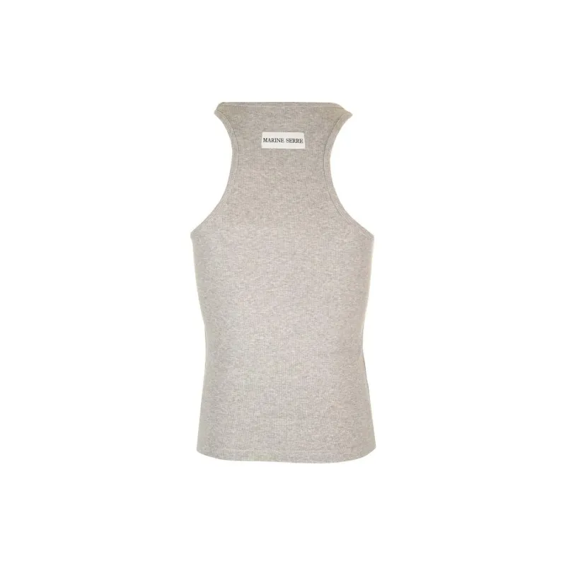 Marine Serre Moon Embroidered Tank Top-1