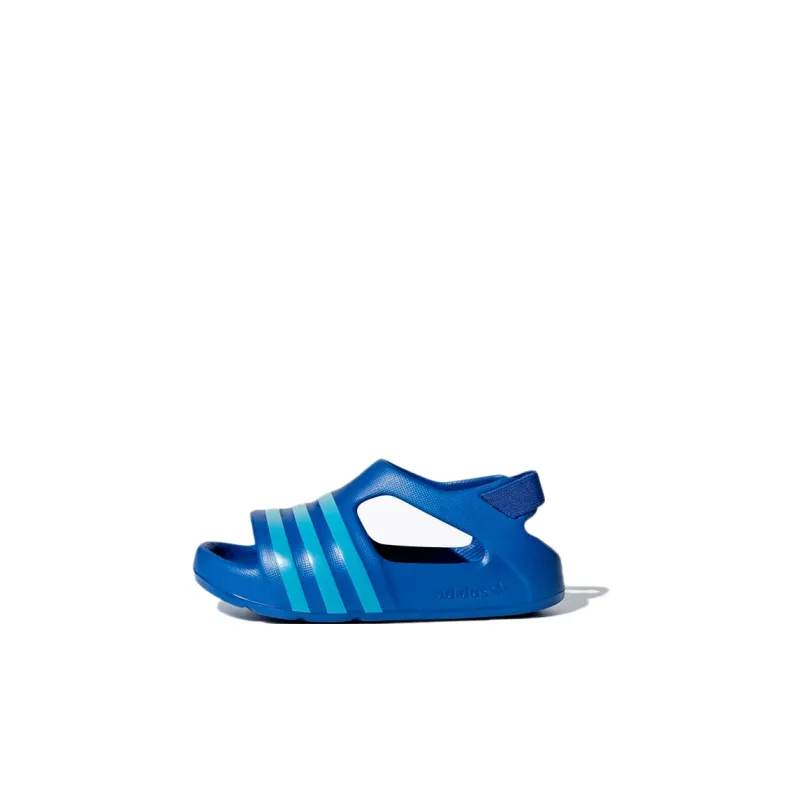 Adidas Originals ADILETTE Low Top Toddler Shoes Blue Infant And Toddler-0