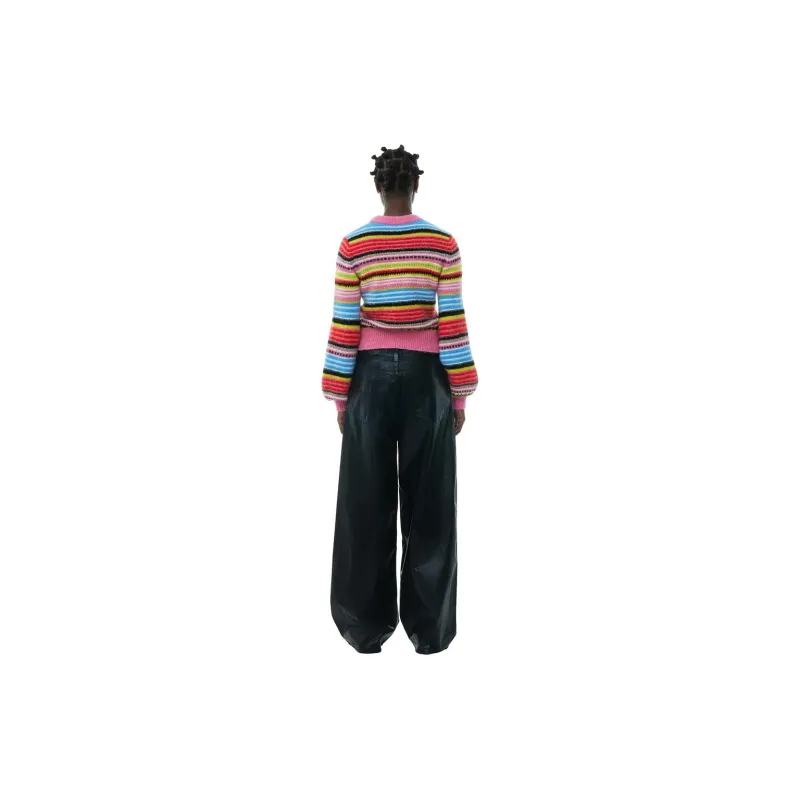 GANNI Striped Wool Jumper-2