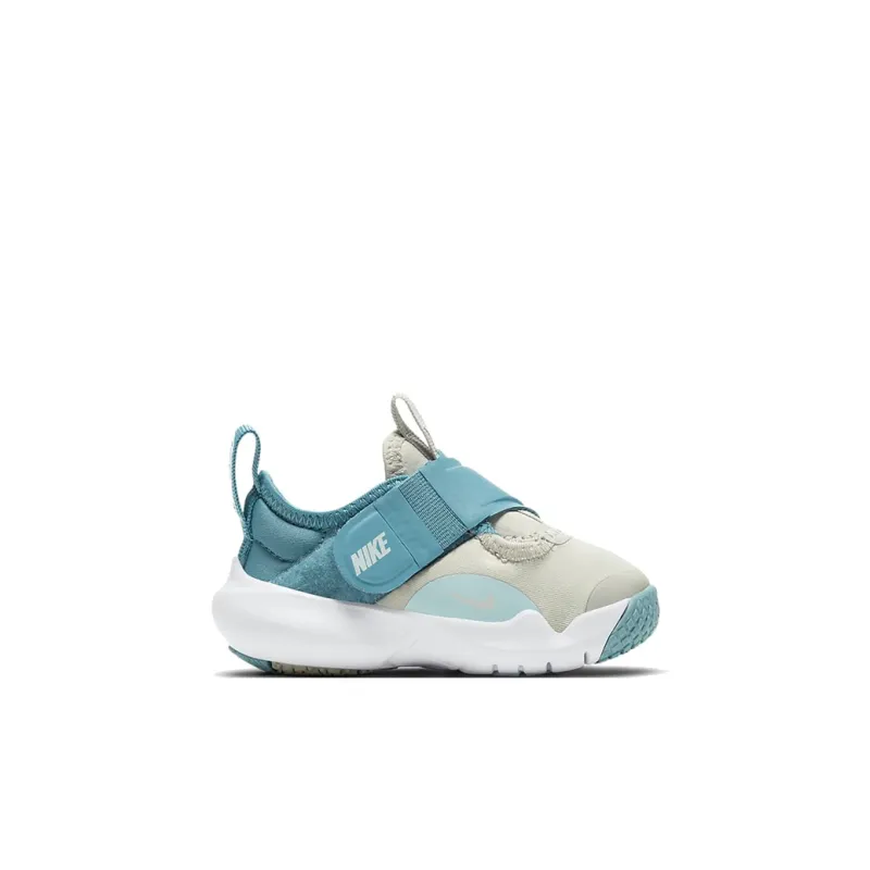 Nike Flex Advance Abrasion Resistant Low Top Toddler Shoes Beige White Blue Infant And Toddler-1