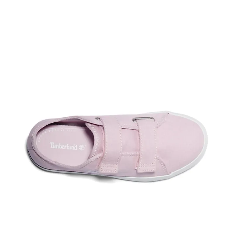 Timberland Newport Bay Low-Top Kids' Skateboarding Shoes Pink White Teenagers-3