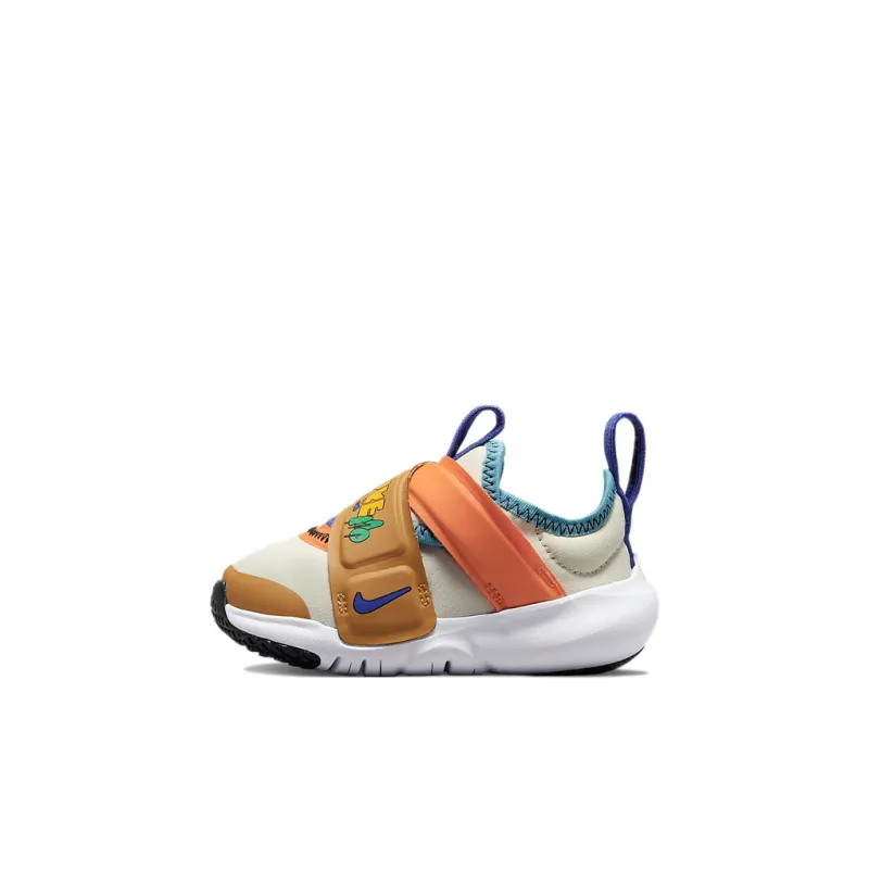 Nike Flex Advance Bt Abrasion Resistant Breathable Support Low Top Running Shoes Orange Yellow Infant And Toddler-0