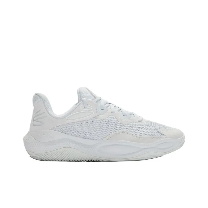 Under Armour Curry Splash 24 Anti Slip Wear Resistant Low Top Basketball Shoes Men's Gray-1
