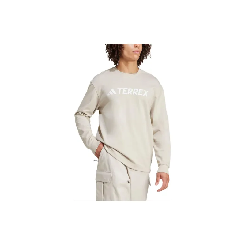 Adidas Terre XPERIOR AEROREADY T SHIRT T Shirt Unisex Light Sesame Earth Gray-2