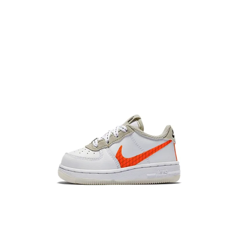 Nike Force 1 LV8 3 White Total Orange TD-0