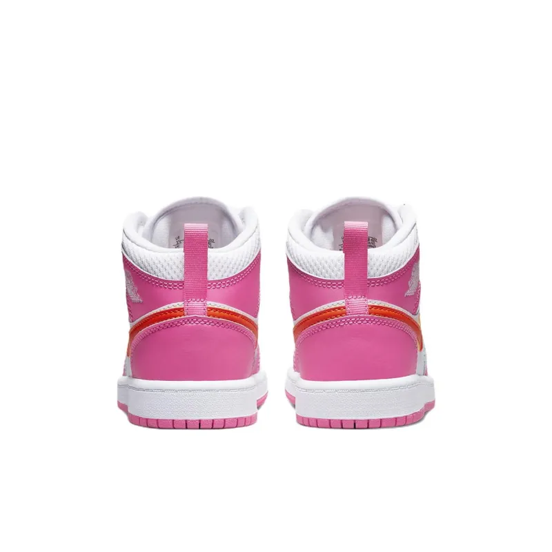 Jordan 1 Mid Pinksicle Safety Orange PS-4