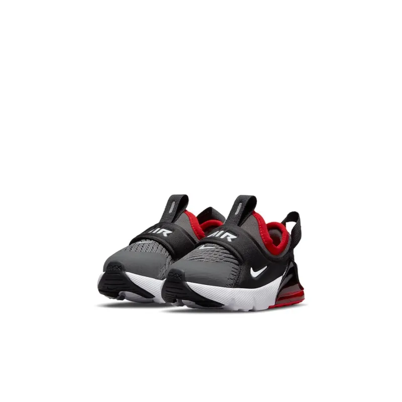 Nike Air Max 270 Extreme Slip Resistant Cushioning Breathable Low Top Toddler Shoes Black Gray Red Infant And Toddler-2