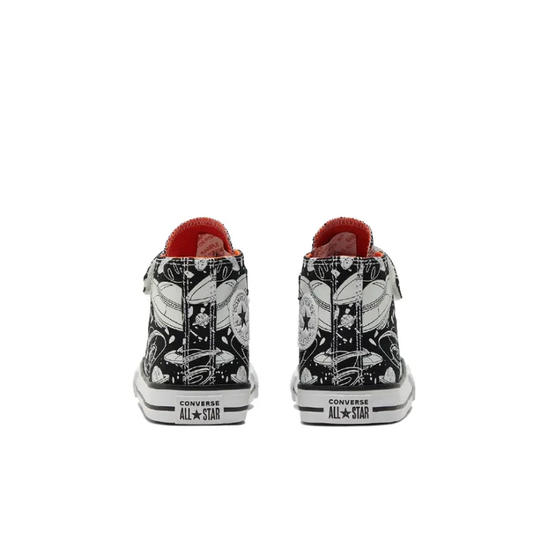 Converse Chuck Taylor All Star Anti Slip Wear Resistant High Top Toddler Shoes Black White Infant And Toddler-3