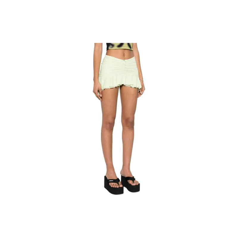 Misbhv Ruffled Draped Mini Skirt-3