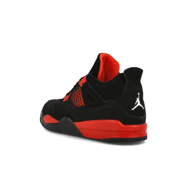 Jordan Kids Air Jordan 4 Retro "Red Thunder" Sneakers-4